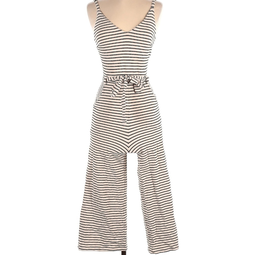 Monteau Striped Jumpsuit XS